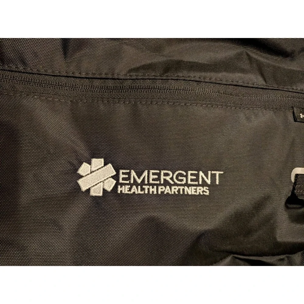 Under Armour Storm Undeniable Black‎ Duffel Bag Emergent Health Partners Logo